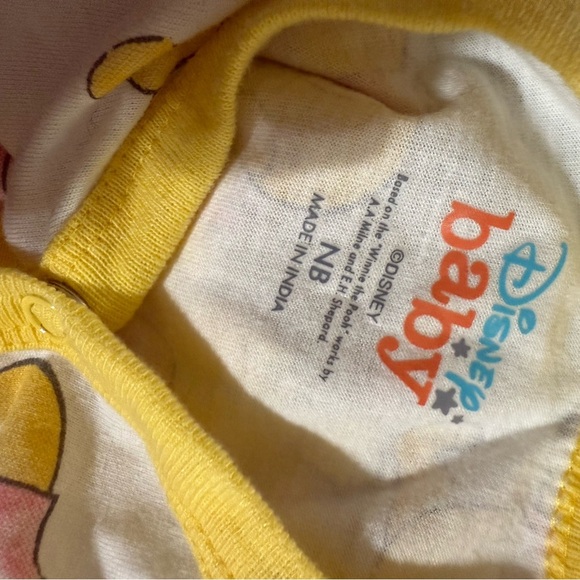 Newborn Winnie the Pooh Footed Romper - Picture 7 of 7